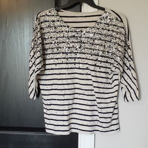 Cold water creek quarter length sleeve